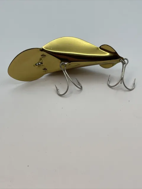 PFLUEGER BRASS FISH spoon fishing lure (lot#6967) $19.95 - PicClick
