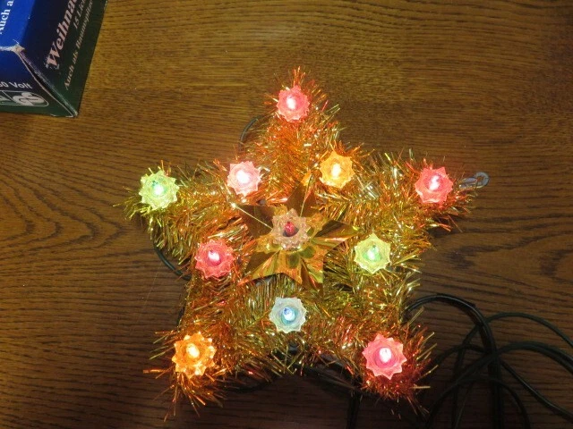 Étoile Lumineuse Musicale Pour Sapin De Noël – Traîneau & Grande Roue Tournante, Guirlandes LED Multicolores & Chaudes