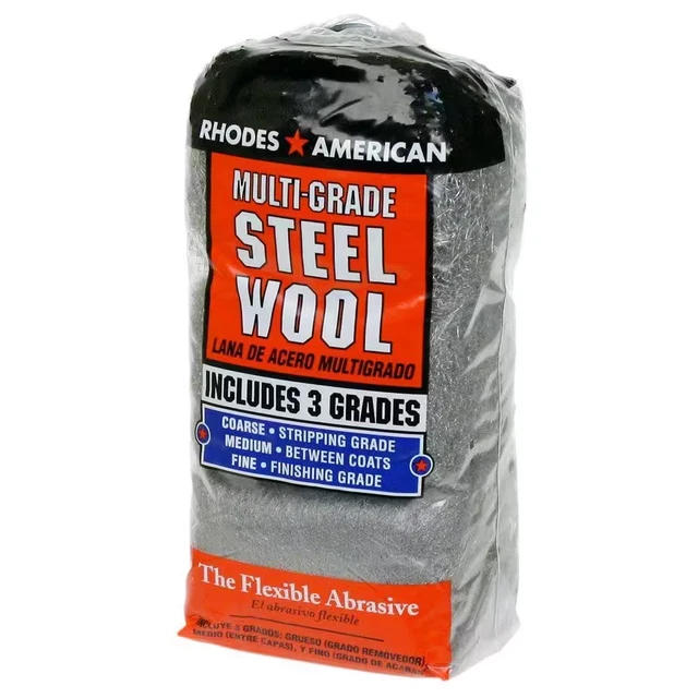 Assorted 12 Pad Steel Wool Coarse Medium Fine (Free Shipping)