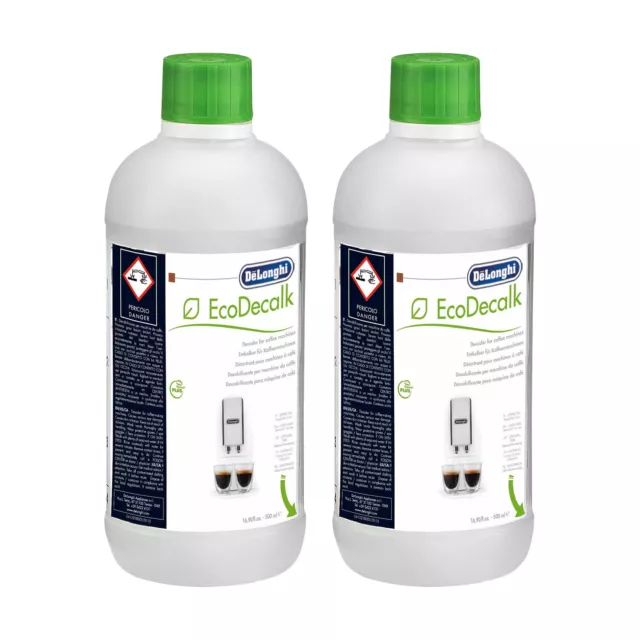 2 x DELONGHI Entkalker 500ml für Kaffeevollautomaten