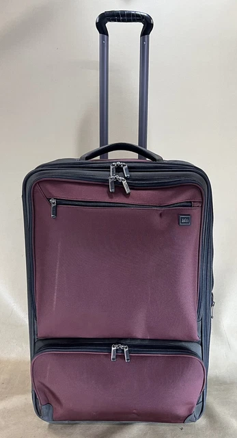 REI 26” Upright Rolling Travel Luggage wheeled Expandable Suitcase