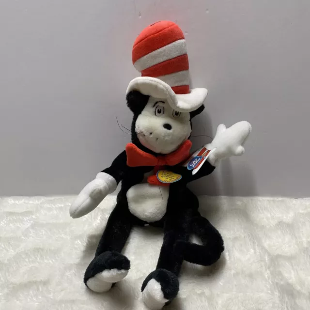 Dr. Suess The Cat in the Hat Hand Puppet Unisex Kids Stuffed Animal Plush Toy