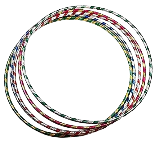Multicolor Glitter Strips Hula Hoops Children Adults Exercise Outdoor Fitness