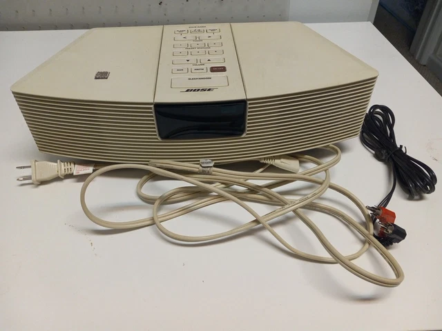 Bose AWR1-1W Acoustic Wave Clock Radio Pedestal - White no remote