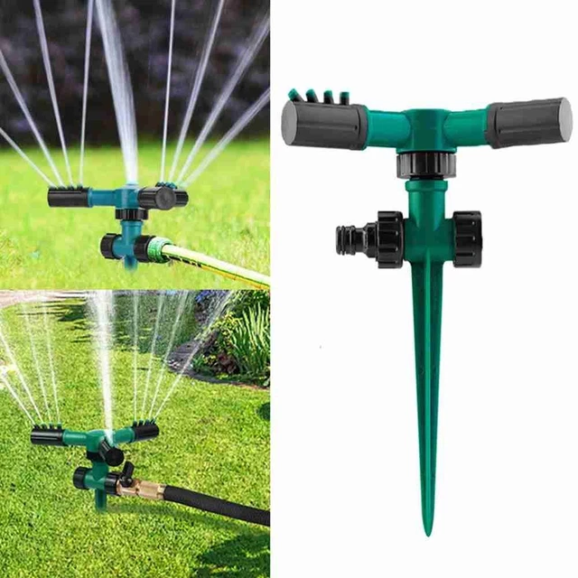 360 Rotation Tuyau Pelouse Irrigation Arrosage Vaporisateur Arroseurs de jardin