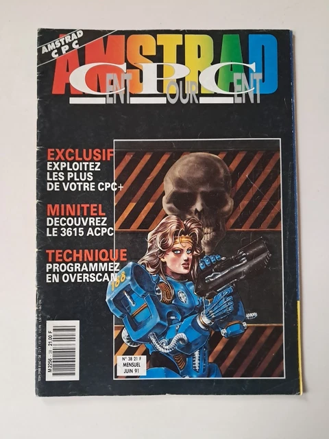 Rare MAGAZINE AMSTRAD CENT POUR CENT N° 35