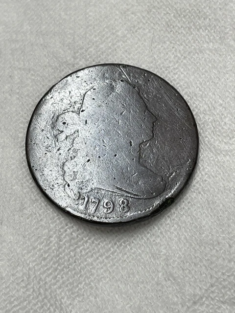 1798 Draped Bust Large Cent 2nd Hair Style S-174