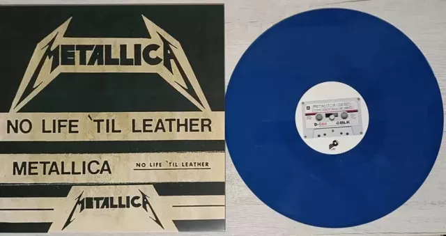 Metallica No life Til Leather Demo LP Blue Vinyl Mint unplayed kill 'em all