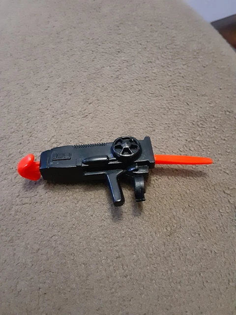 Toy figure Missile Rocket Launcher G1 joe Transformers batman Corp red and black