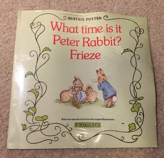 Beatrix Potter What Time Is It Peter Rabbit? Frieze Wall Decoration Border NEW