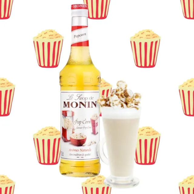 Monin Popcorn Café Sirop 70cl Bouteille