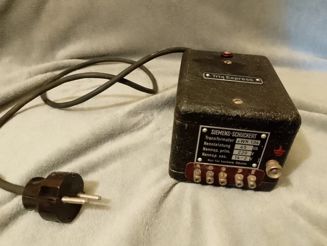 SIEMENS SCHUCKERT TRIX Express aWK 1.04 Transformer Metal HTF 1951 £78. ...