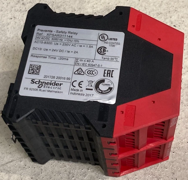 XPSBAC14AP - Modulo di sicurezza controllo emergenza e finecorsa, Harmony XPSB, 4NO 1NC - 24 V, mortti a vite | Schneider Electric Italia