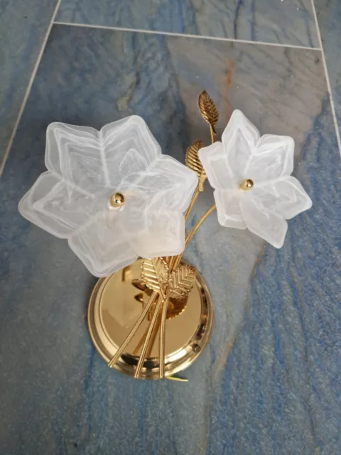 Wandlampe goldene Blume