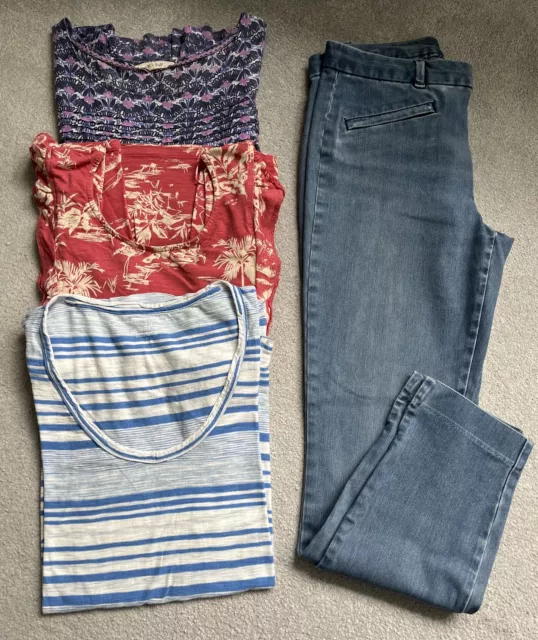 Ladies Clothes Bundle - Jeans, Tops - GAP, White Stuff, Fat Face - Size 10