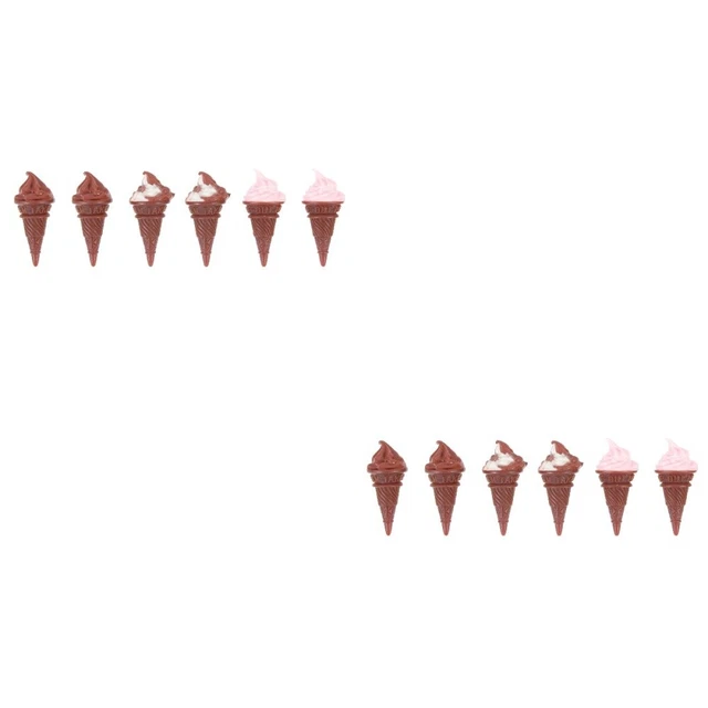 Eis Prop 12 Pcs Premium Kinder Zubehör Tiny Eis Puppe Eis Für Decor Kinder