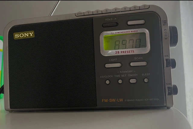 Sony ICF-M780SL – Radio Portable FMSWMWLW, écran Maroc