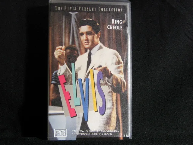 King Creole. Elvis Presley. VHS Cassette Tape. 1993. Made In Australia 2