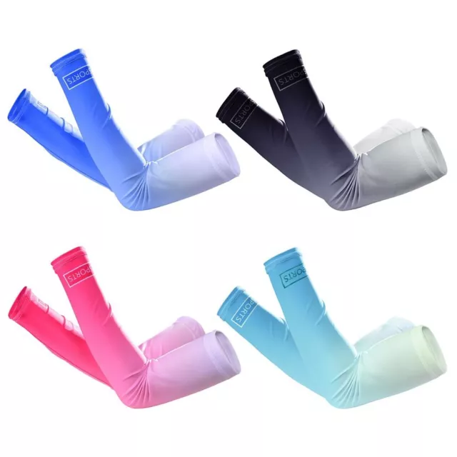 Elastic Arm Sleeves Unisex Sun Protection Summer Cooling Ice Cuff  Outdoors