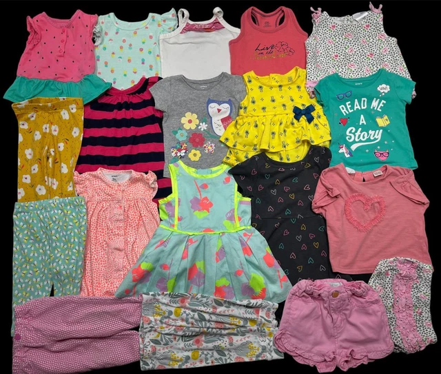Baby Girl 9 Months 12 Months Carter's Shirt Short Romper Dress Clothes Lot