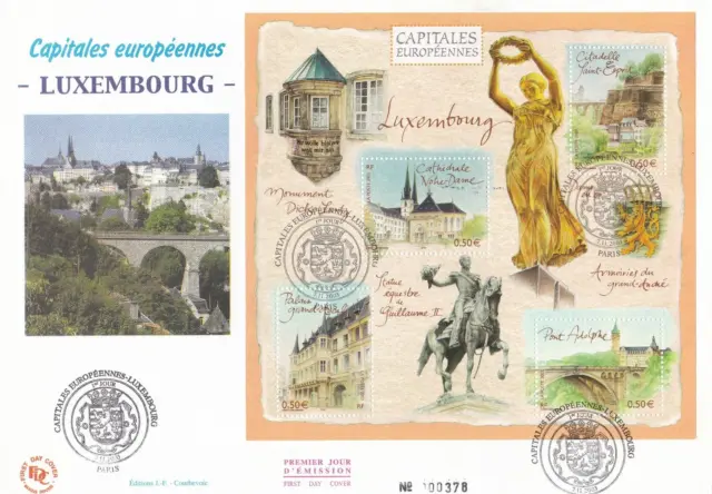 France 2003 FDC European Capitals yt BF64