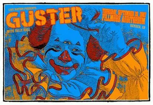 Guster Denver Concert Poster Kuhn 2007 Silkscreen Original