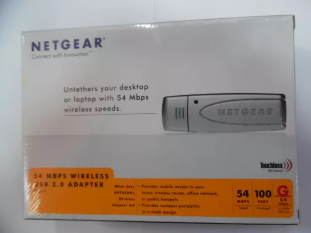 WLAN USB-Stick NETGEAR WG111, 54 Mbps WPA2 Linux, ODROID, Raspberry