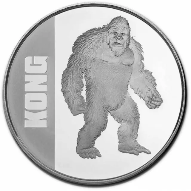 NIUE 2 Dollars Argent 1 Once King Kong 2021