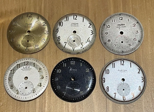 Cadran De Montre Dama 500 / 120 AS 984 / 1123 - PRECIA 28,35mm [NOS] (neuf Ancien Stock)