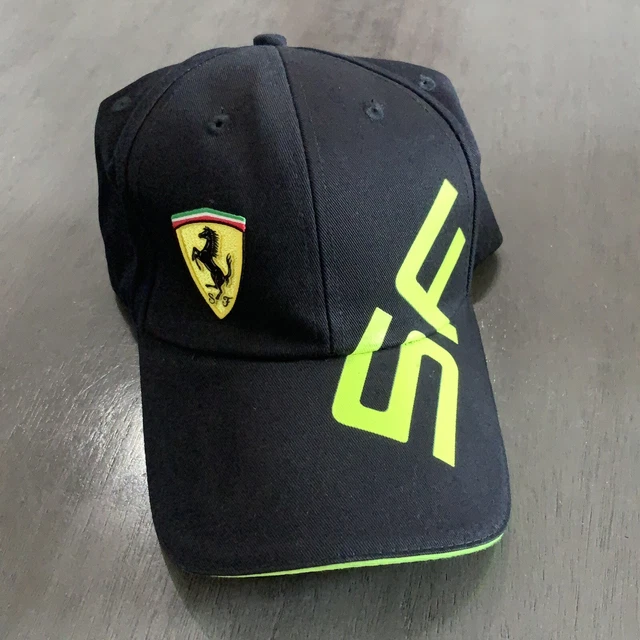 Ferrari Scuderia SF Hat Cap F1 Official Black Adjustable Strapback