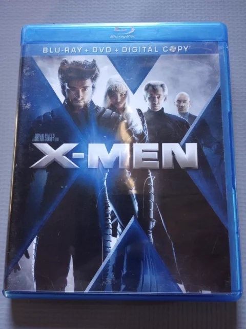X-Men (Blu-ray/DVD, 2011, 2-Disc Set, Includes Digital Copy) VERY GOOD!