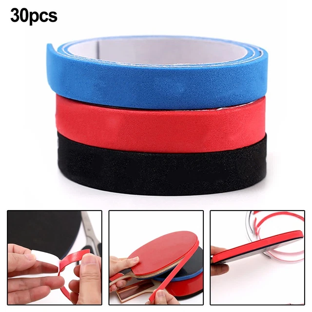 Lot De 10 Bandes De Protection PU Pour Raquette De Ping-pong - Noir 8mm - Protège Les Bords Des Chocs
