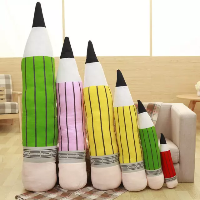 Soft Pencil Pillow Plush Toy Sofa Decor Gift Home Bedroom Stuffed Doll Cushions
