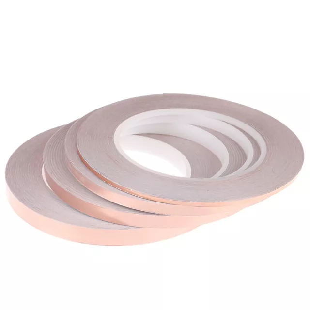 30M Single Side Conductive Copper Foil Tape Strip Adhesive EMI Shielding Ta  WY8