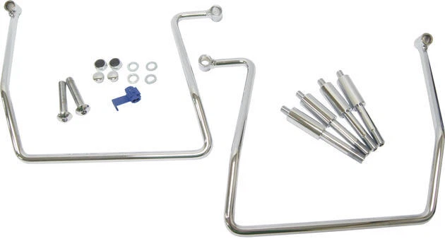 HardDrive Saddlebag Supports Chrome #05-205A Harley Davidson Dyna