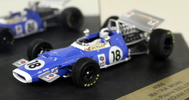 QUARTZO 1/43 4060 Matra MS80 Canadian GP 1969 J.P Beltoise Diecast 