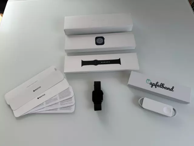 Apple Watch Series 8 ( GPS, 45mm ) Mitternacht Aluminiumgehäuse +++neuwertig+++