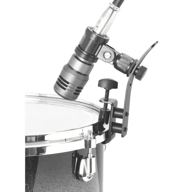 Drum Mic Microphone Clamp Shockproof  Rim Mount Clip Holder