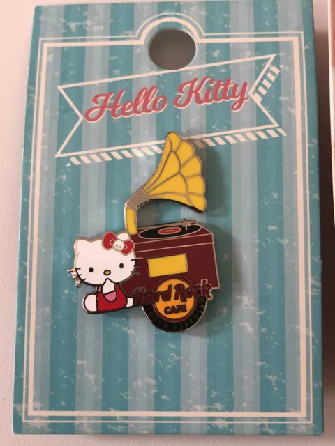 Hard Rock Cafe Asakusa Pin Badge Tokyo Hello Kitty City Record Set Japanese 2