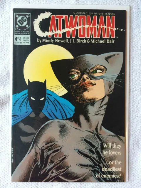 Catwoman #4 (of 4) Mini-Series 1989 VF+/NM DC Comics MA
