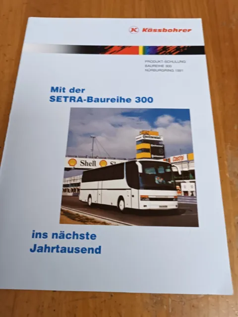 Kässbohrer Setra 300  Omnibus Reisebus Zeitschrift  Prospekt 12