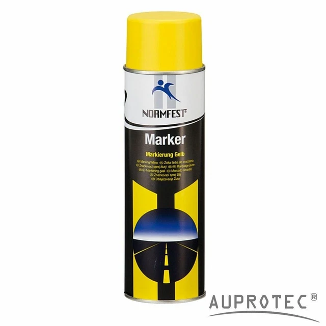 Peinture de Marquage Surligneur Avertisseur Couleur Lumière Spray Jaune