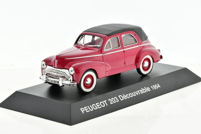 ANCIENNE MINIATURE NEUF, NOREV , PEUGEOT 203 de 1954 , Avec Boîte EUR