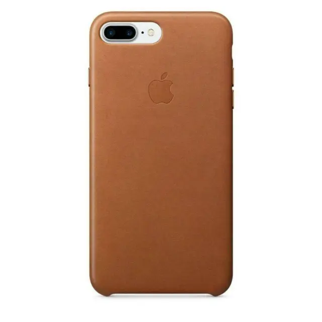 Genuine Apple iPhone 7 Plus / 8 Plus Leather Case Cover -  Saddle Brown - New