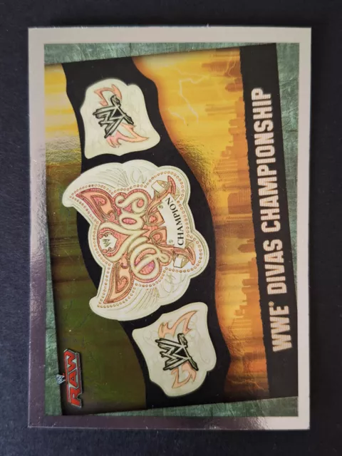 WWE Divas Championship  Raw Title  Carte Topps Slam Attax Evolution 2009 Catch