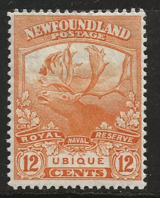 NEWFOUNDLAND #123 MH - 12c CARIBOU issue