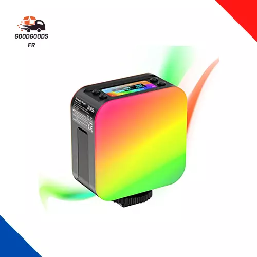 Lumière RGB Caméra, Ninkbox LED Vidéo 2500K-9000K, Mini Lampe Vidéo Photo