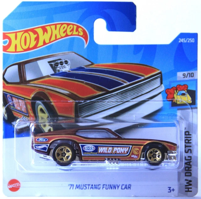 HOT WHEELS 71 Mustang Funny Car Treasure Hunt 2022 245/250 HCX95 EUR 13