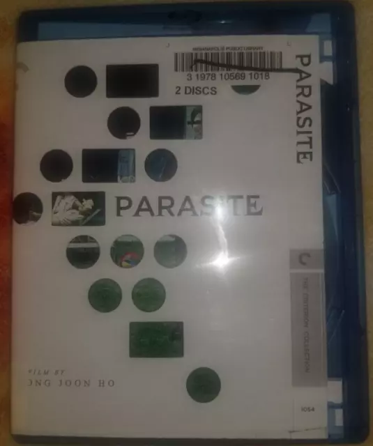 Parasite (Criterion Collection) (Blu-ray, 2019) Ex Library copy