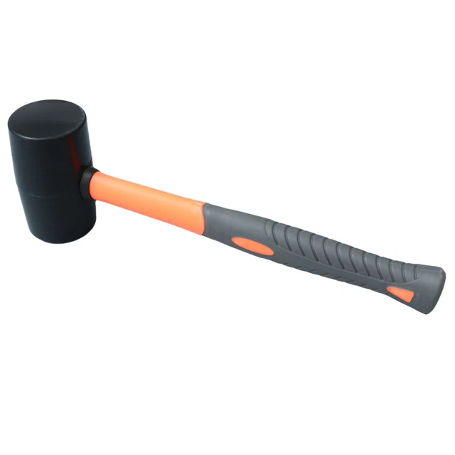 16 oz 453 grammi maniglia in plastica nera martello in gomma martello montaggio piastrelle pratico